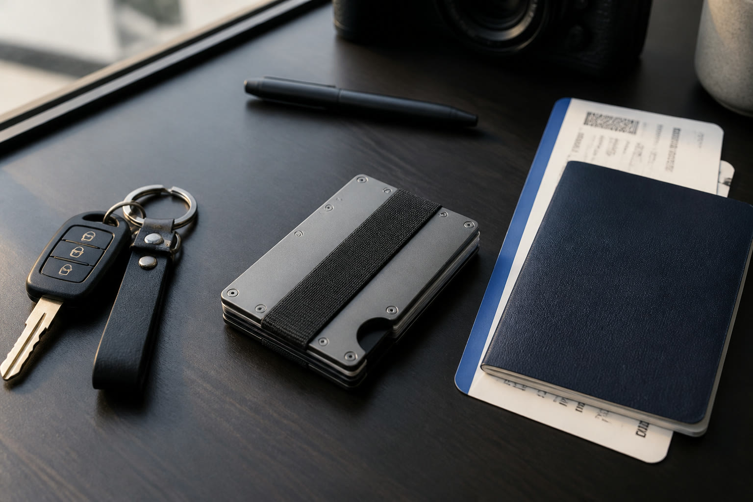 Ekster smart wallet travel gear