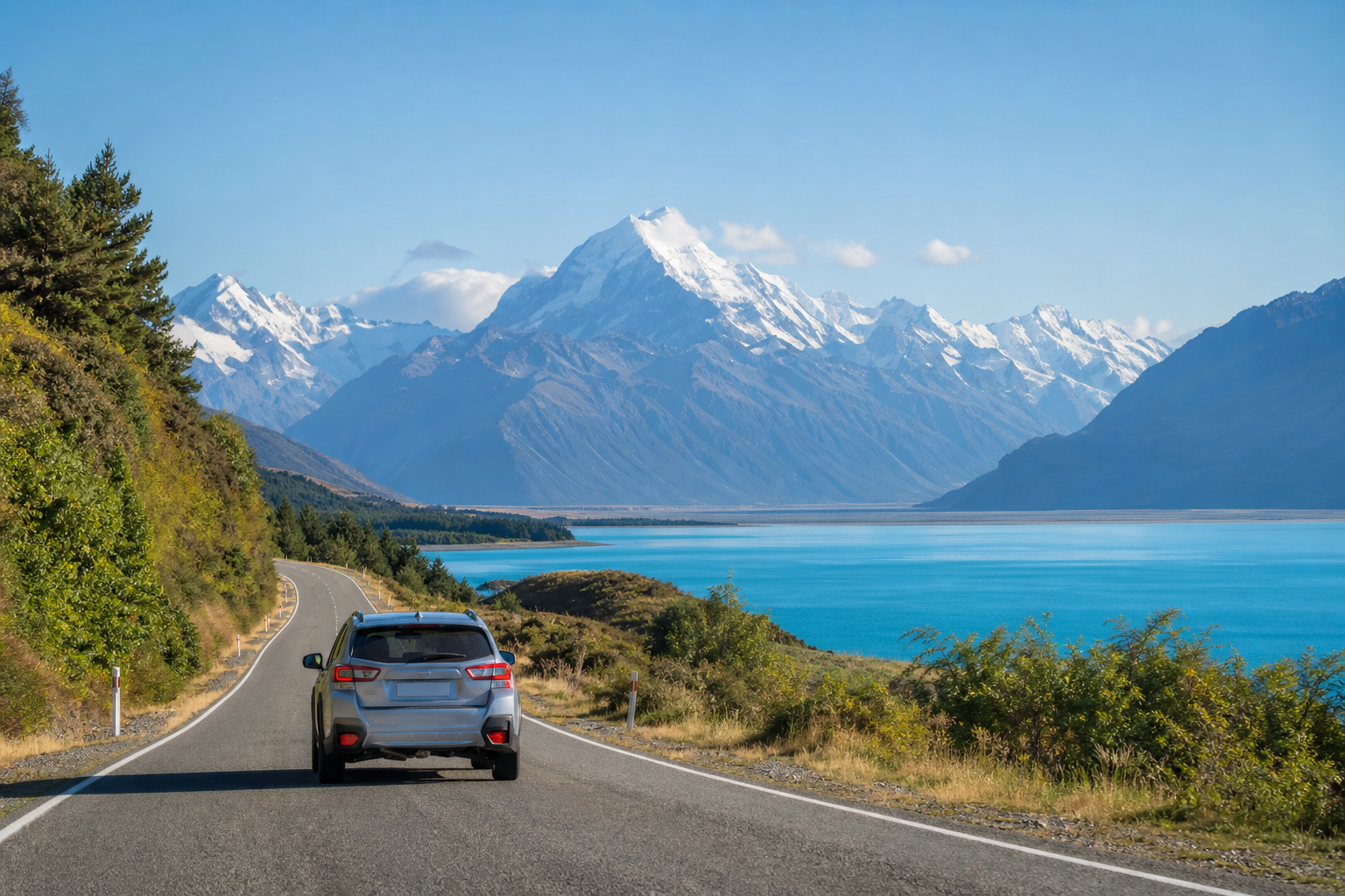 Europcar New Zealand alpine road trip
